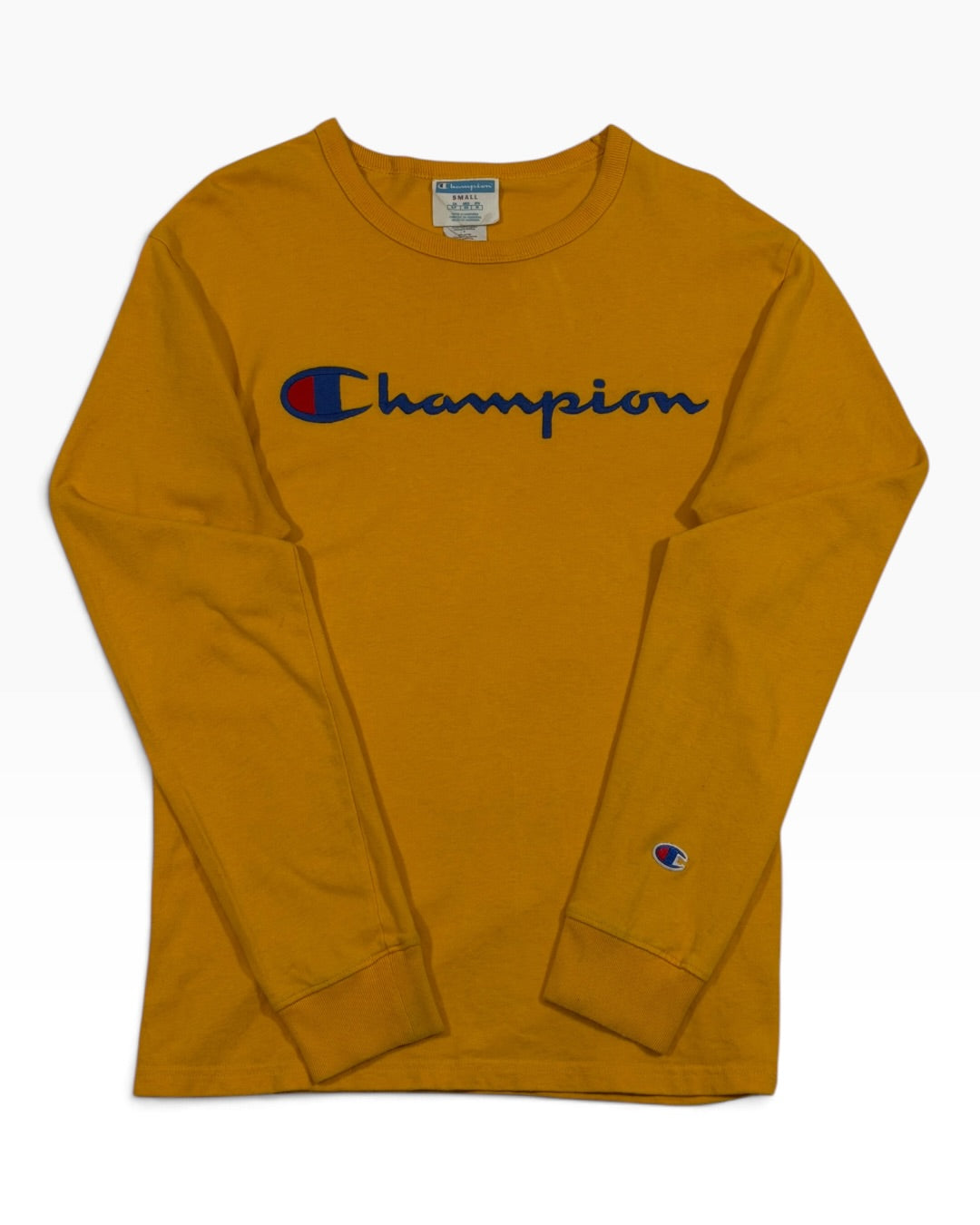 Jersey Champion Classic Script Logo Long Sleeve Tee