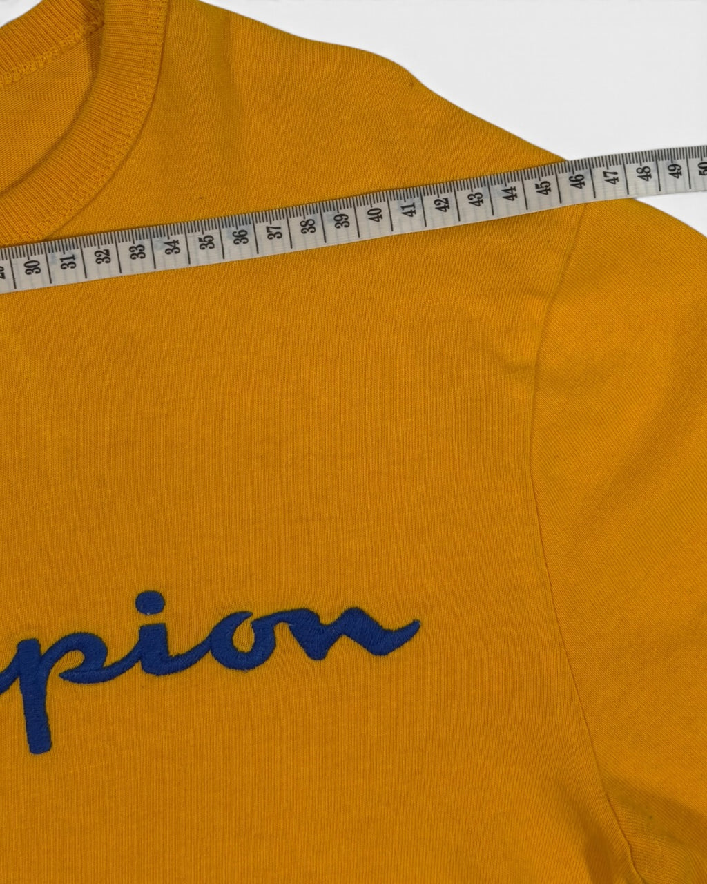 Jersey Champion Classic Script Logo Long Sleeve Tee