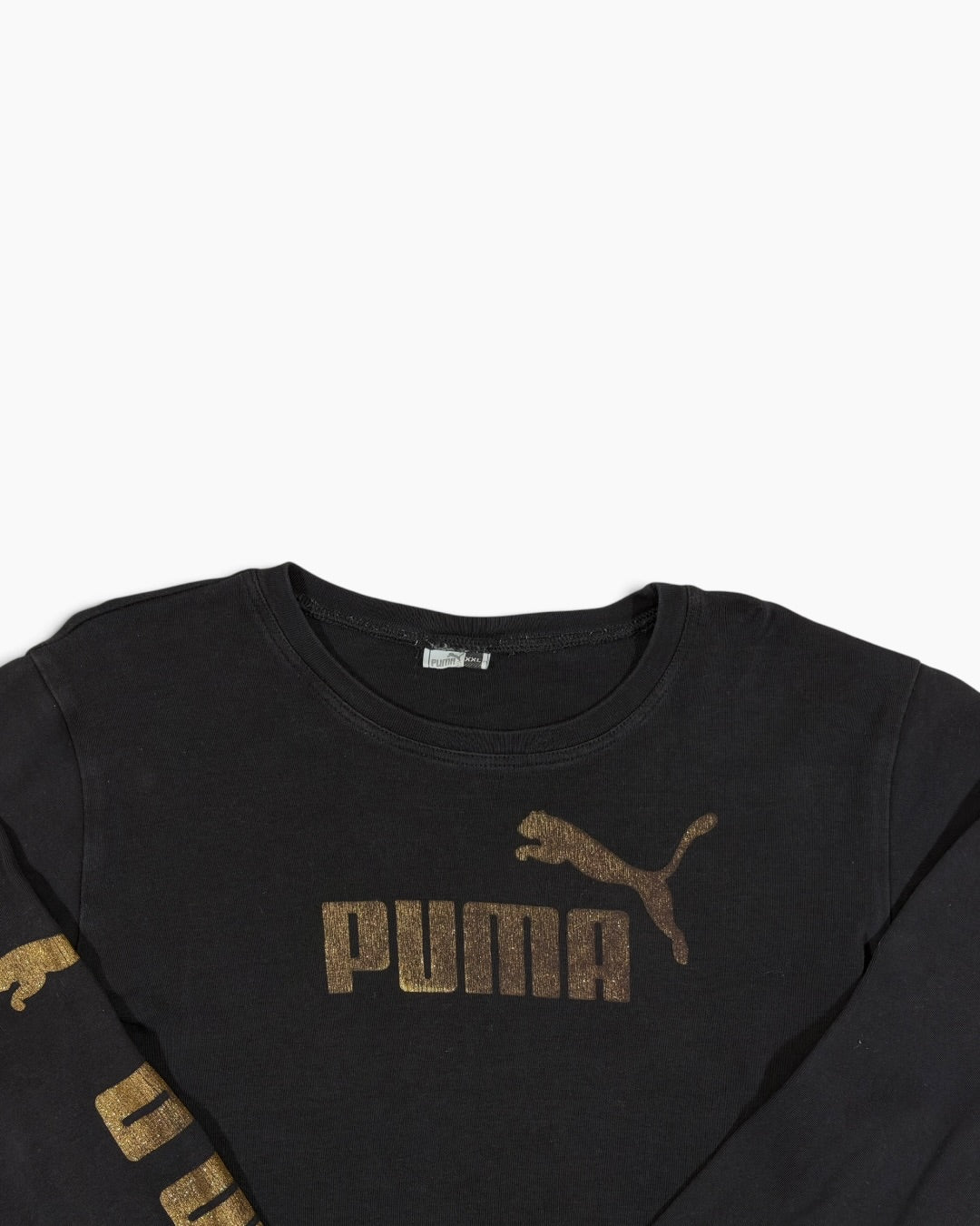 Jersey Puma Metallic Long Logo Sleeve Tee