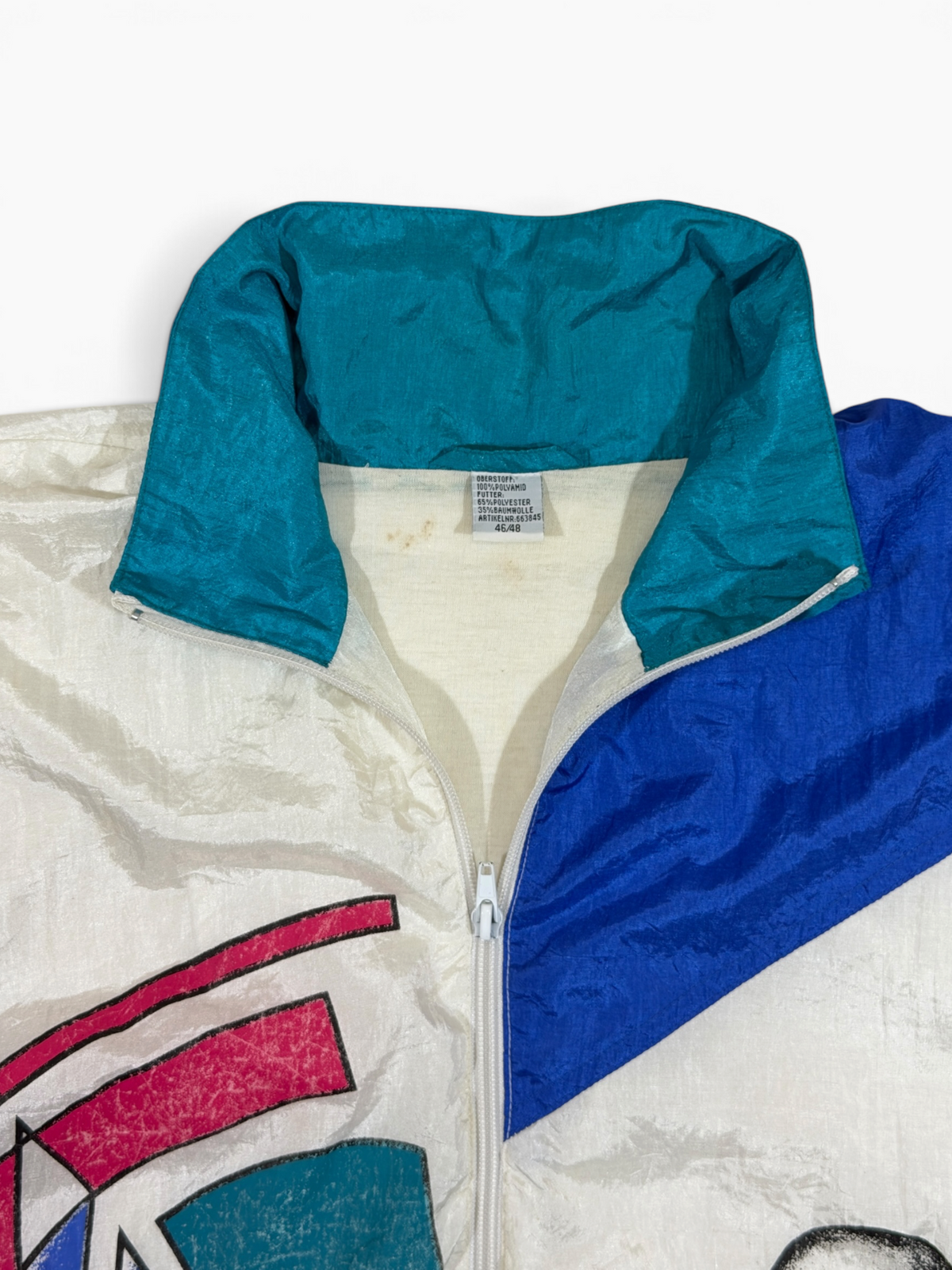 Chaqueta Vintage 80s/90s Abstract Geometric Windbreaker