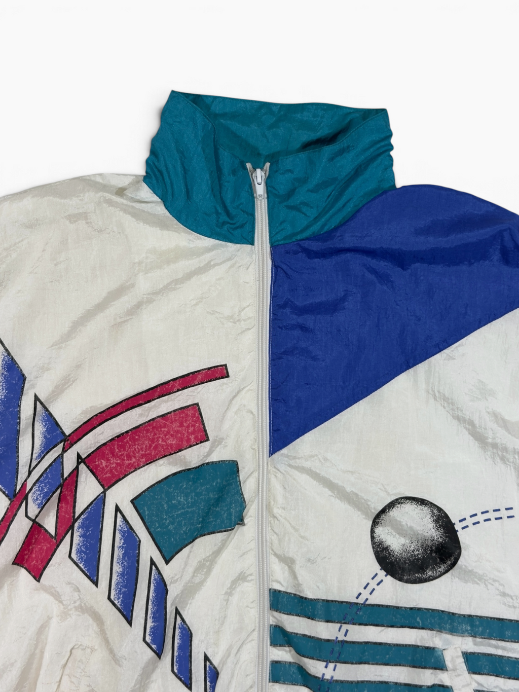 Chaqueta Vintage 80s/90s Abstract Geometric Windbreaker