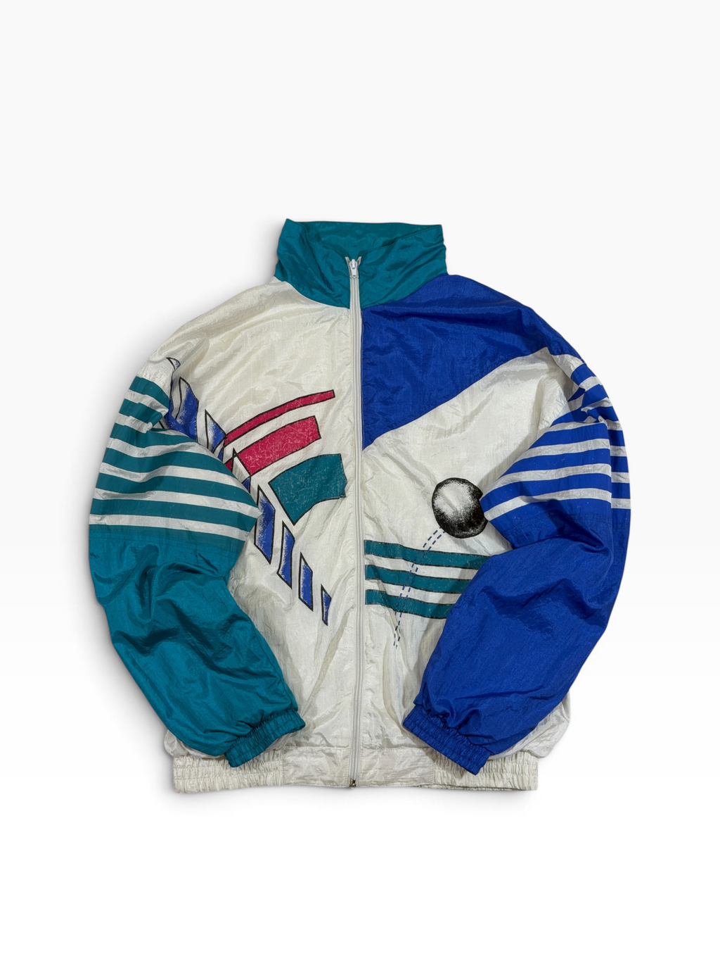 Chaqueta Vintage 80s/90s Abstract Geometric Windbreaker