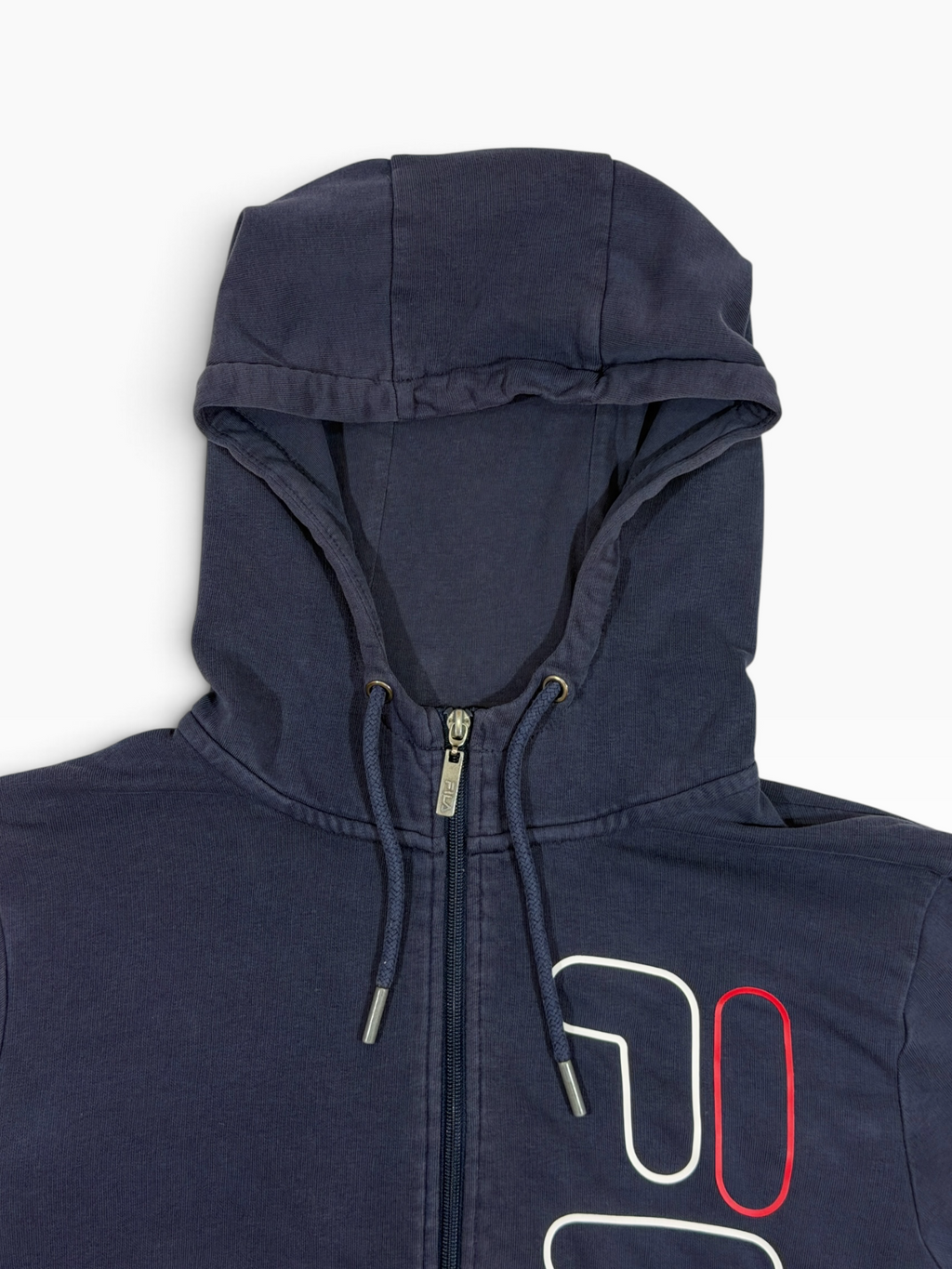 Chaqueta Fila Vintage Big Script Logo Zip-Up Hoodie