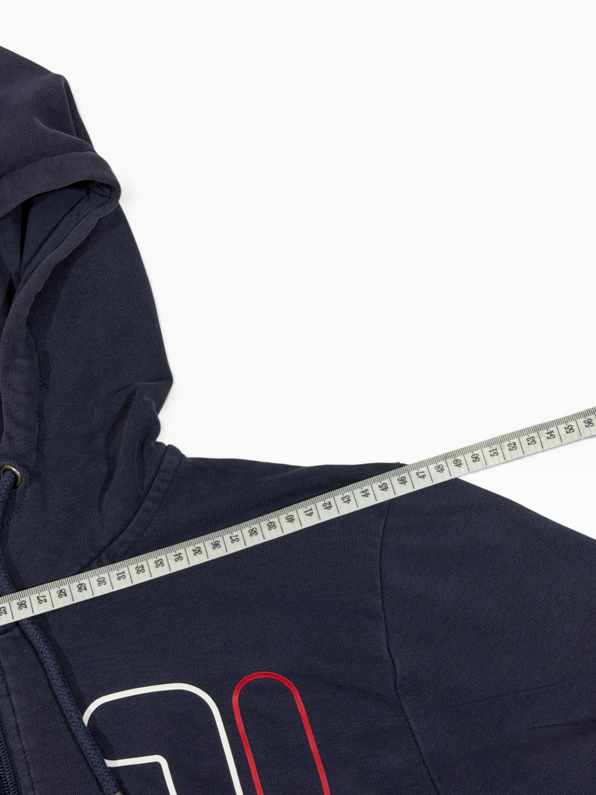 Chaqueta Fila Vintage Big Script Logo Zip-Up Hoodie